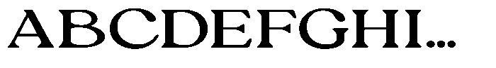 Ex Vaganza Medium Expanded Font UPPERCASE