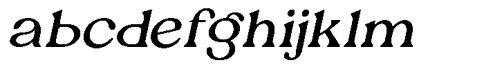 Ex Vaganza Medium Slanted FONT