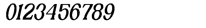 Ex Vaganza Semi Bold Condensed Slanted Font OTHER CHARS