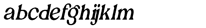 Ex Vaganza Semi Bold Condensed Slanted FONT