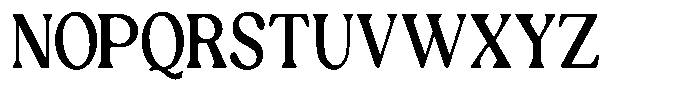 Ex Vaganza Semi Bold Condensed Font UPPERCASE