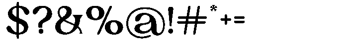 Ex Vaganza Semi Bold Font OTHER CHARS
