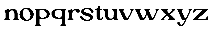 Ex Vaganza Semi Bold Font LOWERCASE