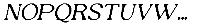 Ex Vaganza Slanted Font UPPERCASE