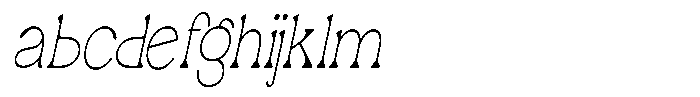 Ex Vaganza Thin Condensed Slanted FONT