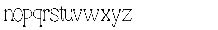 Ex Vaganza Thin Condensed Font LOWERCASE