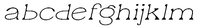 Ex Vaganza Thin Expanded Slanted FONT