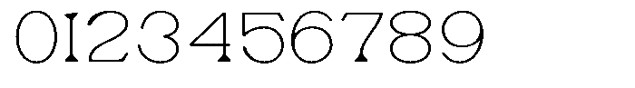 Ex Vaganza Thin Expanded Font OTHER CHARS