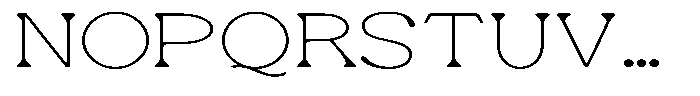 Ex Vaganza Thin Expanded Font UPPERCASE
