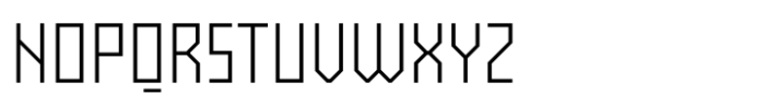 Exabyte 01 Extra Light Font UPPERCASE