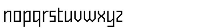 Exabyte 01 Light Font LOWERCASE
