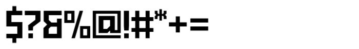 Exabyte 02 Bold Font OTHER CHARS