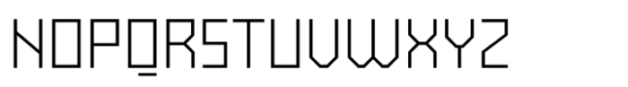 Exabyte 02 Extra Light Font UPPERCASE