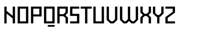 Exabyte 02 Medium Font UPPERCASE