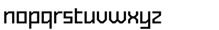 Exabyte 02 Medium Font LOWERCASE