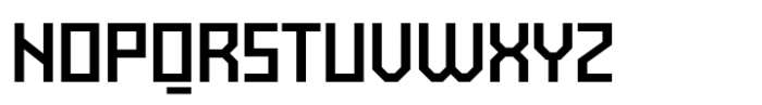 Exabyte 02 Semi Bold Font UPPERCASE