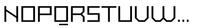 Exabyte 04 Regular Font UPPERCASE