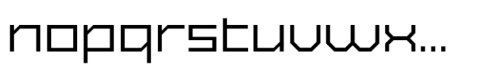 Exabyte 04 Regular Font LOWERCASE