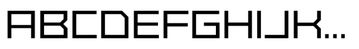 Exabyte 05 Medium Font