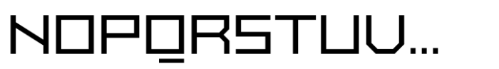 Exabyte 05 Medium Font UPPERCASE