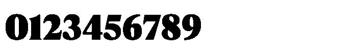 Exact Black Font OTHER CHARS