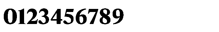Exact Bold Font OTHER CHARS