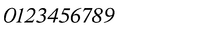 Exact Italic Font OTHER CHARS