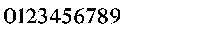 Exact Medium Font OTHER CHARS