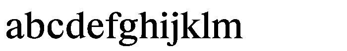 Exact Medium FONT