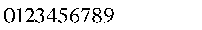 Exact Regular Font OTHER CHARS
