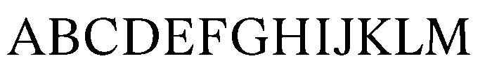 Exact Regular Font UPPERCASE