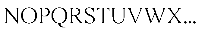 Exact X-Light Font UPPERCASE