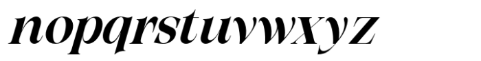 Exactly Heavy Italic Font LOWERCASE