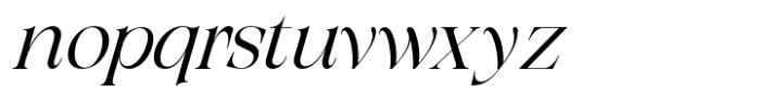 Exactly Italic Font LOWERCASE