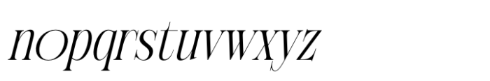 Exago Maona Italic Font LOWERCASE