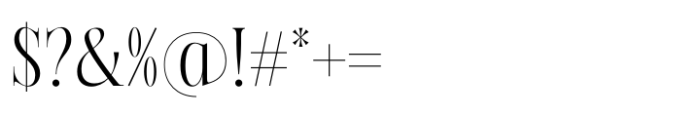 Exago Maona Regular Font OTHER CHARS