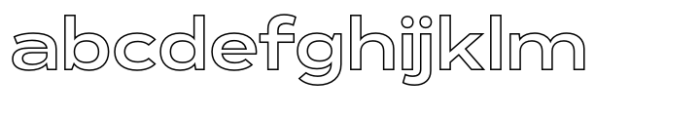 Exalted Extended Bold Outline FONT