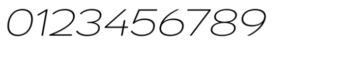 Exalted Extended ExtraLight Italic Font OTHER CHARS