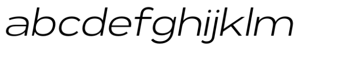 Exalted Extended Light Italic FONT