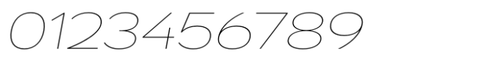 Exalted Extended Thin Italic Font OTHER CHARS