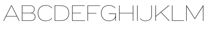 Exalted Extended Thin Font UPPERCASE