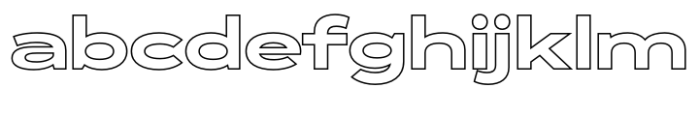Exalted Wide Black Outline FONT