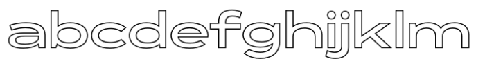 Exalted Wide Bold Outline FONT