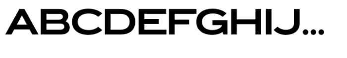 Exalted Wide Bold Font UPPERCASE