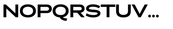 Exalted Wide Bold Font UPPERCASE