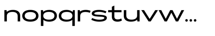 Exalted Wide Medium Font LOWERCASE