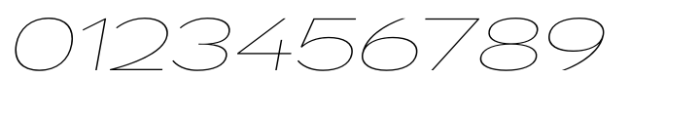 Exalted Wide Thin Italic Font OTHER CHARS