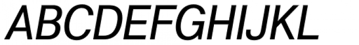 Example Italic Font UPPERCASE