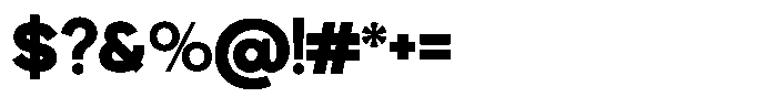 Exatron Black Font OTHER CHARS