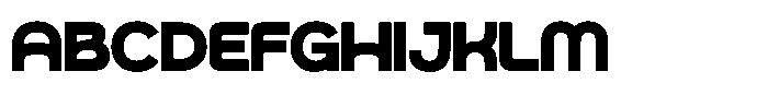 Exatron Black Font UPPERCASE